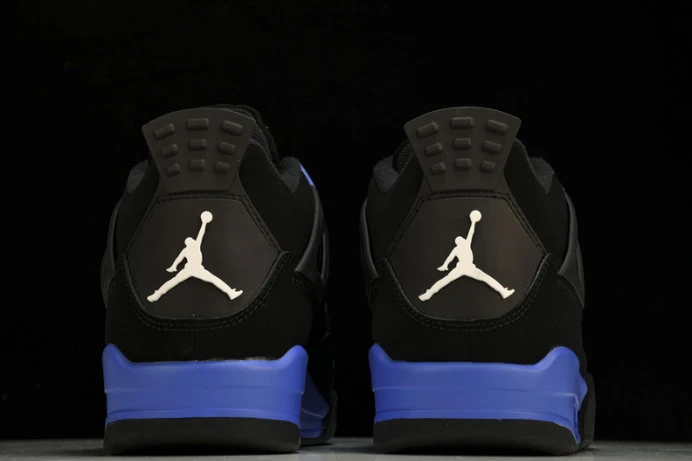Trendy Jordan 4 Retro Black Game Royal CT8527- 986
