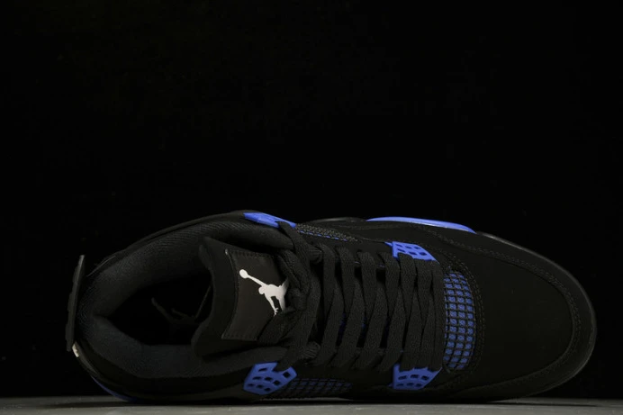 Trendy Jordan 4 Retro Black Game Royal CT8527- 986