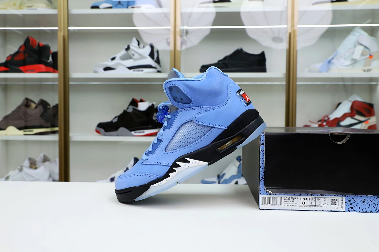 Trendy Kimikick AIR JORDAN 5 RETRO SE DV1310 401 UNIVERSITY BLUE BLACK-WHITE BLEU 1931