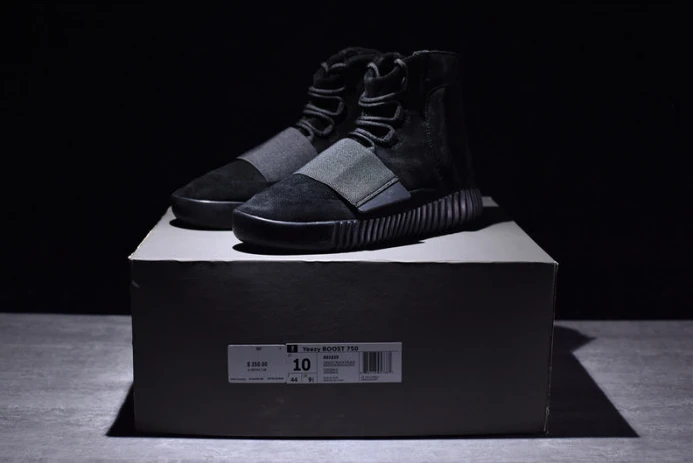 Trendy ad*s yeezy boost 750 triple black cblack bb 155