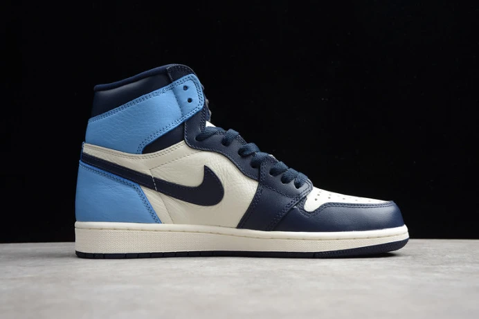 Trendy air jordan 1 obsidian university blue 555088- 1283