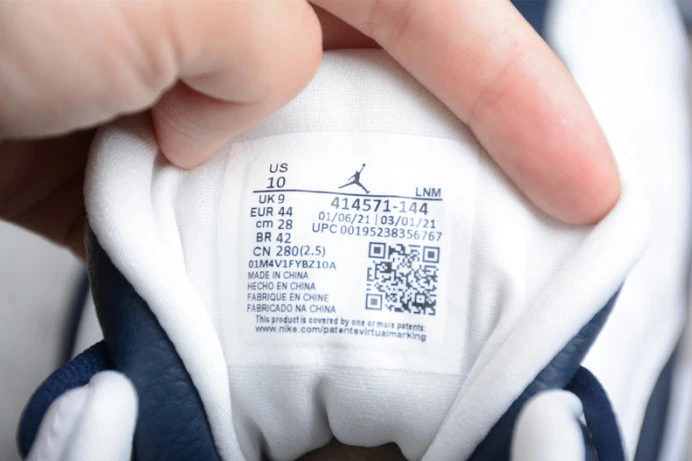 Trendy air jordan 13 “dark powder blue ” 414571- 1432