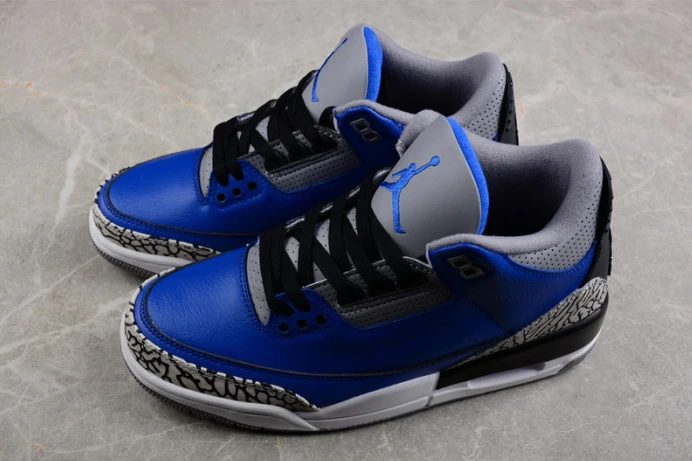 Trendy air jordan 3 retro "varsity royal" ct8532- 1175