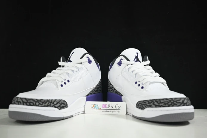Trendy air jordan 3 “dark iris” ct8532- 1801