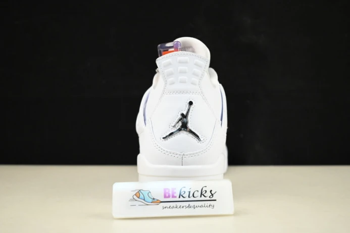 Trendy air jordan 4 retro “pure money” white 308497- 1166
