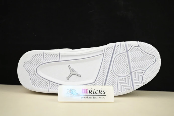 Trendy air jordan 4 retro “pure money” white 308497- 1166