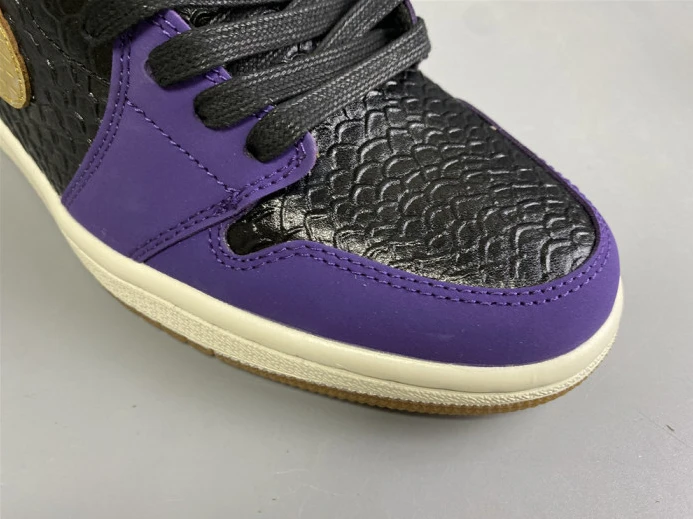 Trendy kobe bryant x air jordan 1 high og black-purple 555088- 1231