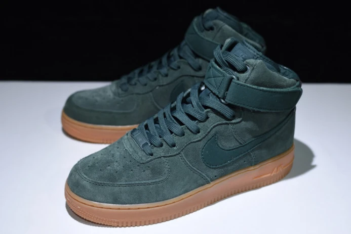 Trendy nike air force 1 high ''07 lv8 vintage green sneakers aa1118- 3104