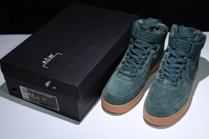 Trendy nike air force 1 high ''07 lv8 vintage green sneakers aa1118- 3104