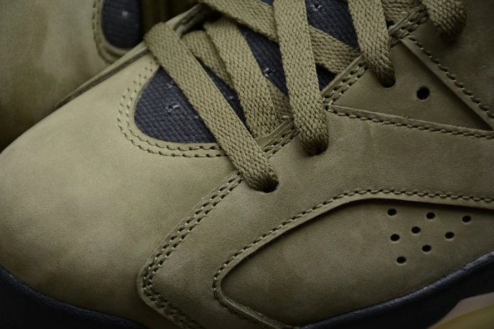 Trendy travis scott air jordan 6 medium olive cactus jack cn1084- 1206