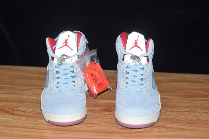 Trophy Room x Air Jordan 5 JSP Ice Blue CI1899- Trendy 1084