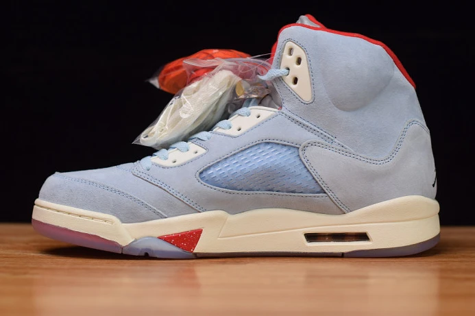 Trophy Room x Air Jordan 5 JSP Ice Blue CI1899- Trendy 1084