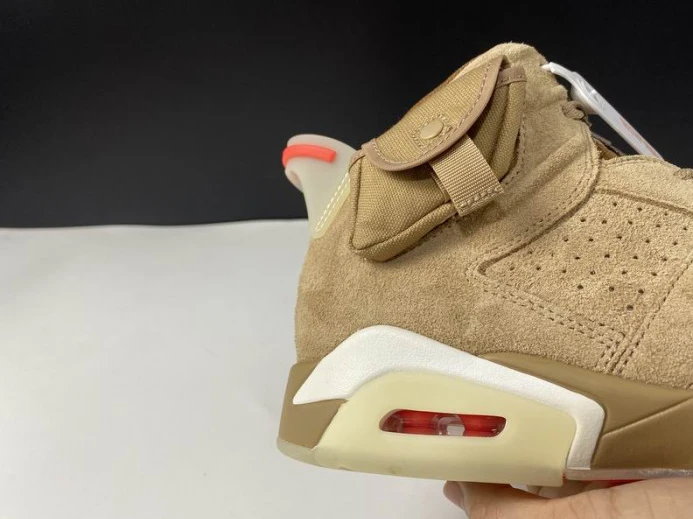 UrbanStyle Air Jordan 6 Retro Travis Scott British Khaki DH0690- 599