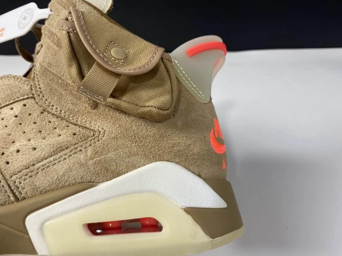 UrbanStyle Air Jordan 6 Retro Travis Scott British Khaki DH0690- 599
