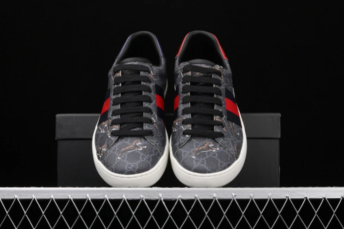 UrbanStyle GUCC JBG LEATHER AND SUED BLACK AND TIGER 429445 G0K20 2938