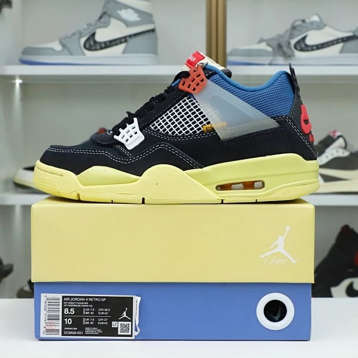 UrbanStyle Kimikick UNION LA X AIR JORDAN 4 RETRO 'OFF NOIR' 1923