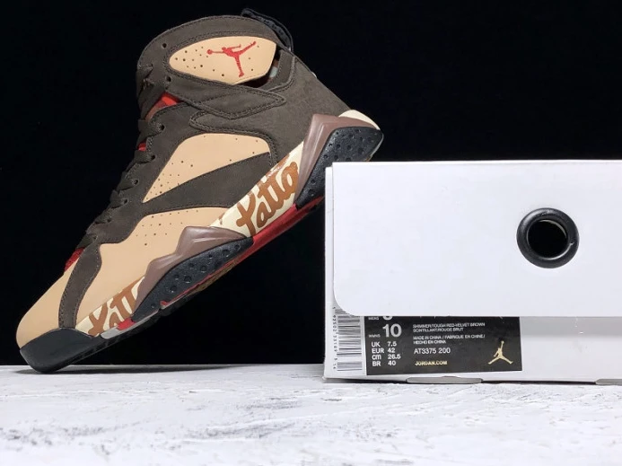 UrbanStyle Patta x Air Jordan 7 SP "Shimmer" AT3375- 603