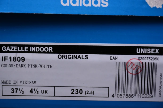 UrbanStyle ad*s gazelle indoor pink cloud white if 281