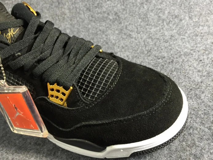 UrbanStyle air jordan 4 “royalty” black metallic gold-white mens 308497- 1165