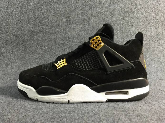 UrbanStyle air jordan 4 “royalty” black metallic gold-white mens 308497- 1165