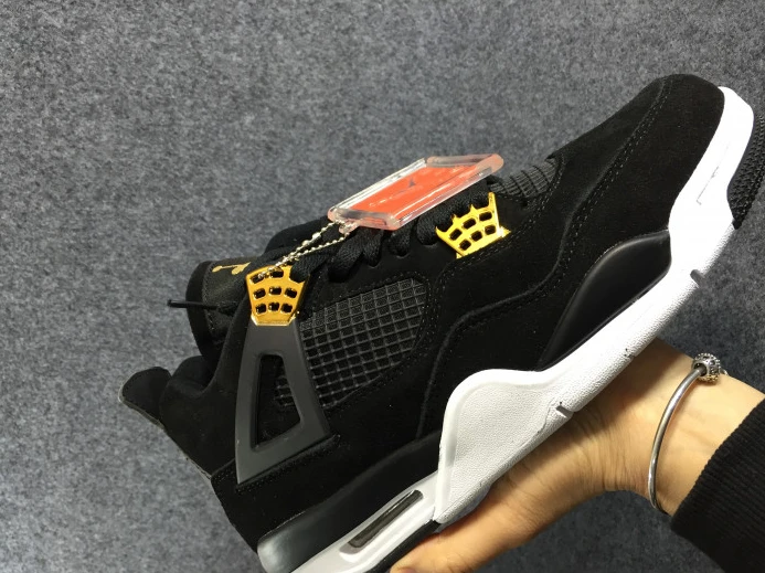UrbanStyle air jordan 4 “royalty” black metallic gold-white mens 308497- 1165