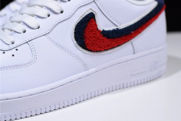 UrbanStyle nike air force 1 low lv8 3d chenille white red blue 823511- 3072
