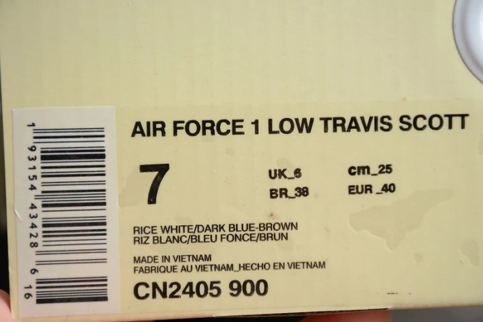 UrbanStyle travis scott nike air force 1 low cn2405- 3027