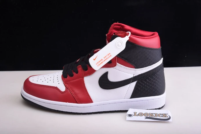 WellDesigned Air Jordan 1 High OG WMNS Satin Snake CD0461- 858