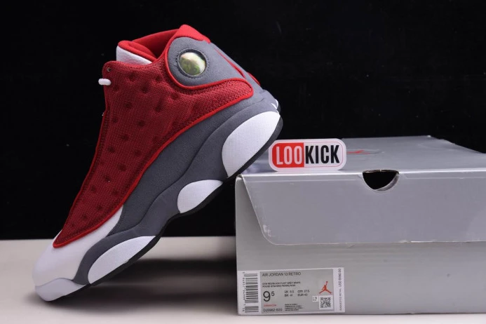 WellDesigned Air Jordan 13 Retro Gym Red Flint Grey 414571- 689
