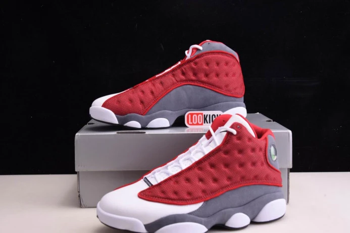 WellDesigned Air Jordan 13 Retro Gym Red Flint Grey 414571- 689