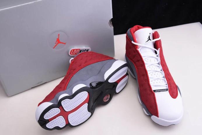 WellDesigned Air Jordan 13 Retro Gym Red Flint Grey 414571- 689