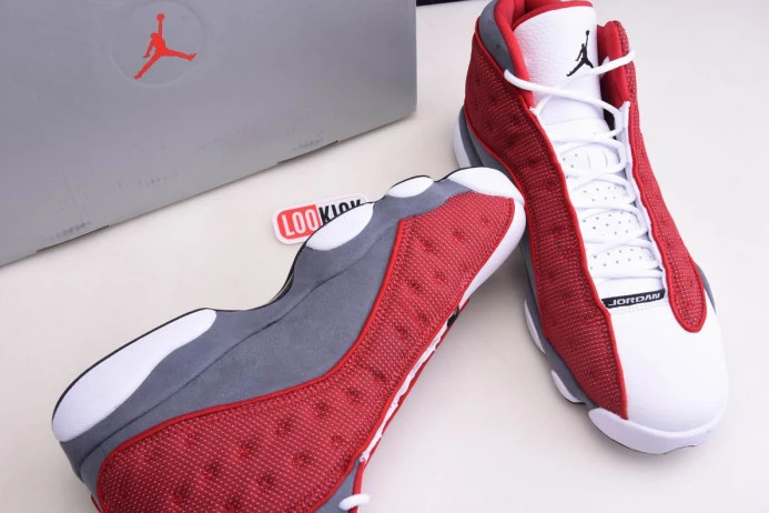 WellDesigned Air Jordan 13 Retro Gym Red Flint Grey 414571- 689