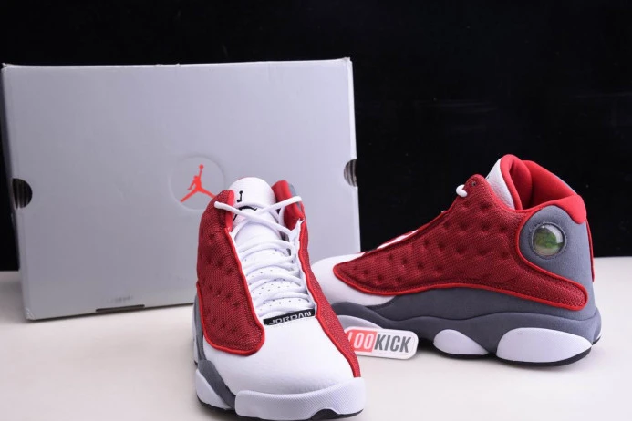 WellDesigned Air Jordan 13 Retro Gym Red Flint Grey 414571- 689