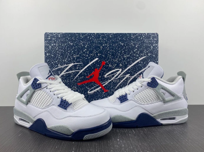 WellDesigned Air Jordan 4 Midnight Navy DH6927- 1008