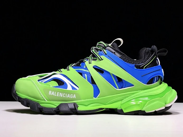 WellDesigned BLCG Track Trainers Green Blue 542023 W1GB 2645