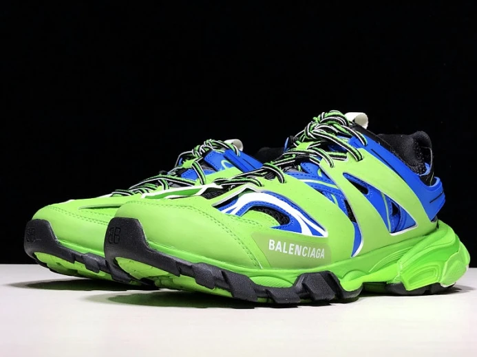 WellDesigned BLCG Track Trainers Green Blue 542023 W1GB 2645
