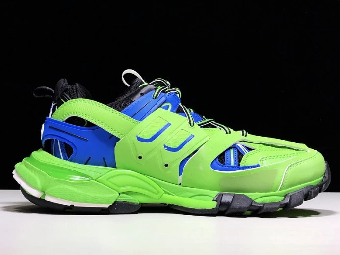 WellDesigned BLCG Track Trainers Green Blue 542023 W1GB 2645