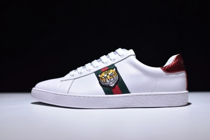 WellDesigned GUCC Ace Embroidered Low-Top Sneaker 457132 02JP0 2931
