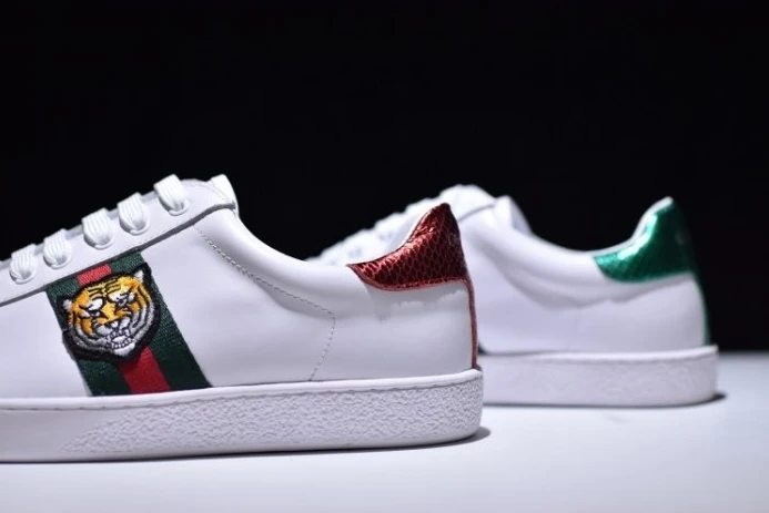 WellDesigned GUCC Ace Embroidered Low-Top Sneaker 457132 02JP0 2931