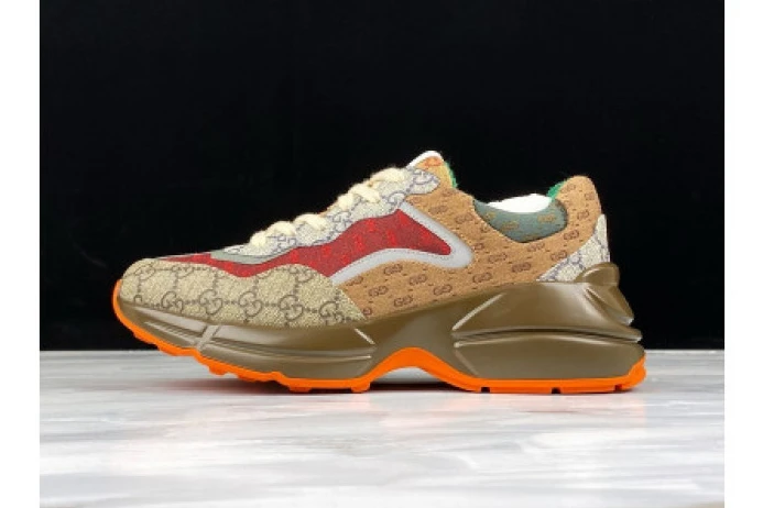 WellDesigned GUCC RHYTON VINTAGE TRAINER SNEAKER 620185 99WG0 2898