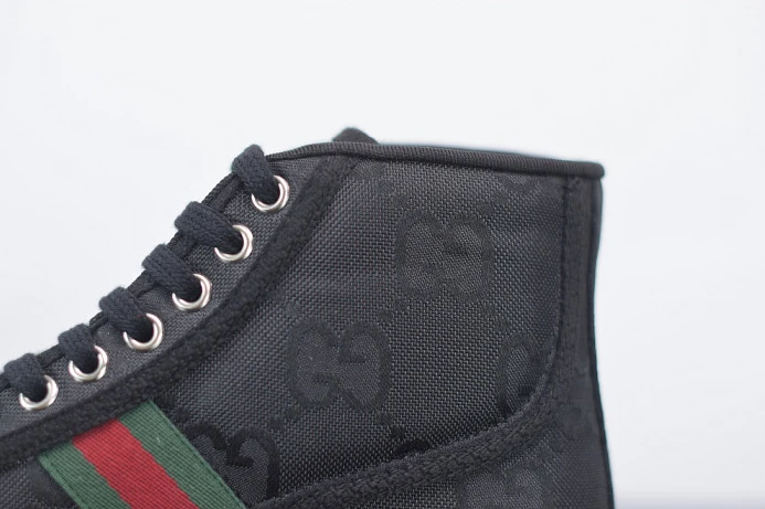 WellDesigned GUCC Tennis 1977 Print Sneaker BLACK 553385 DOPEO 2912