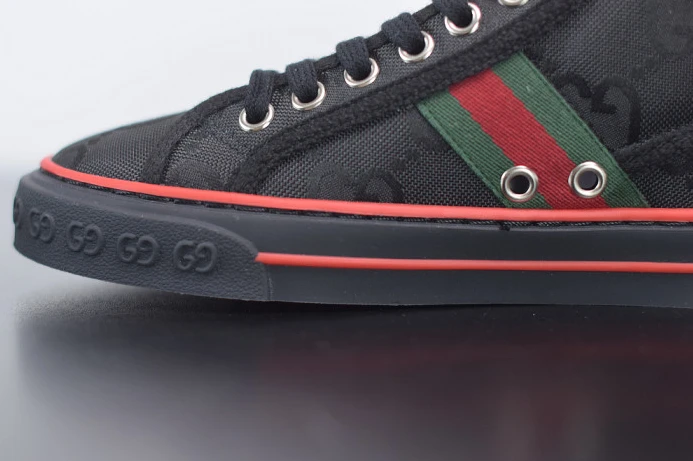 WellDesigned GUCC Tennis 1977 Print Sneaker BLACK 553385 DOPEO 2912