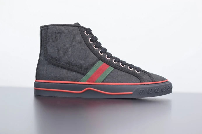 WellDesigned GUCC Tennis 1977 Print Sneaker BLACK 553385 DOPEO 2912