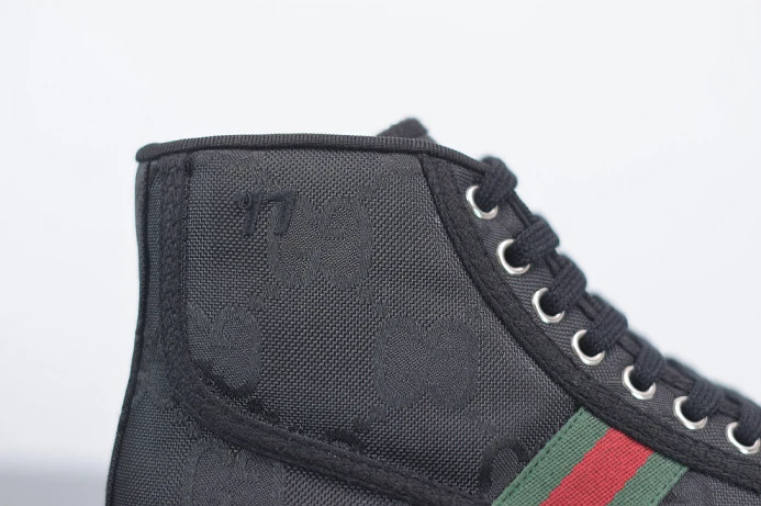 WellDesigned GUCC Tennis 1977 Print Sneaker BLACK 553385 DOPEO 2912