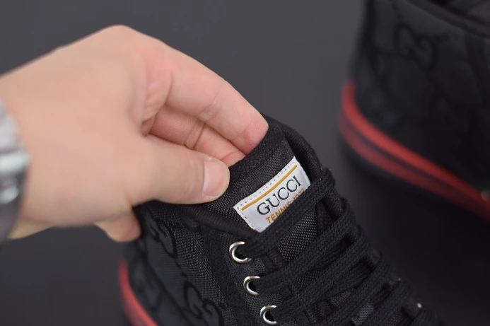 WellDesigned GUCC Tennis 1977 Print Sneaker BLACK 553385 DOPEO 2912