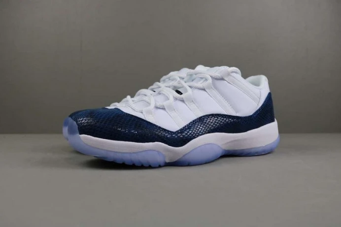 WellDesigned air jordan 11 low ''blue snakeskin'' cd6846- 1766