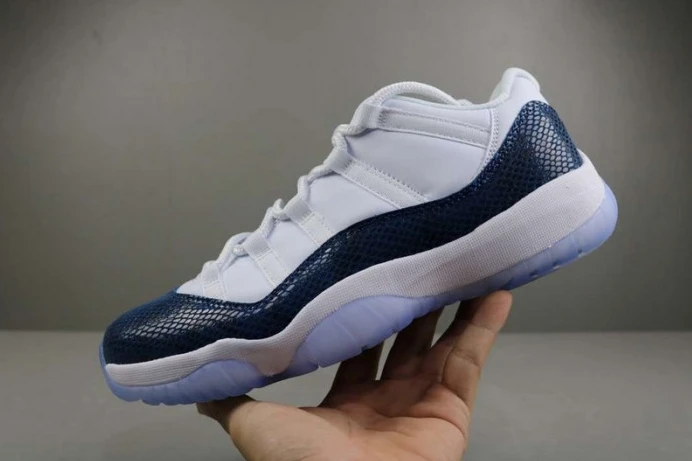 WellDesigned air jordan 11 low ''blue snakeskin'' cd6846- 1766