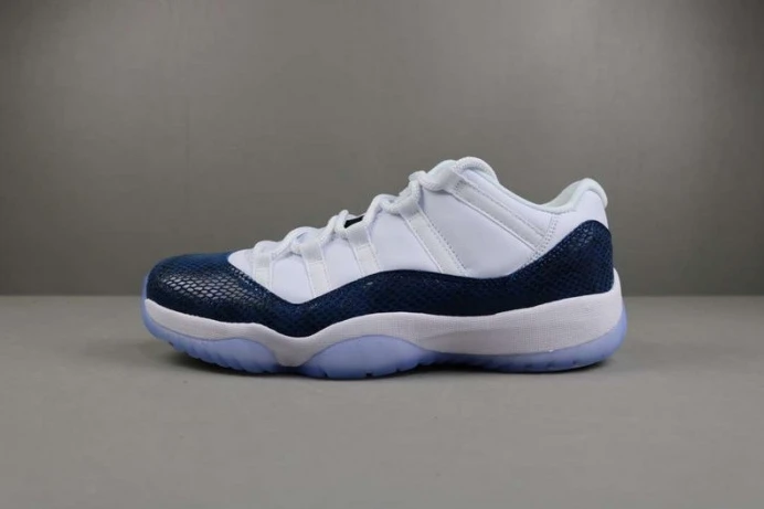 WellDesigned air jordan 11 low ''blue snakeskin'' cd6846- 1766
