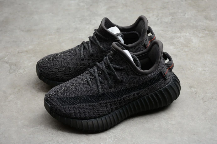 WellDesigned kids ad*s yeezy boost 350 v2 black “non-reflective”fu 164