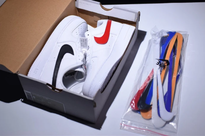 WellDesigned nike air force 1 velcro pack white | ah8462- 3053